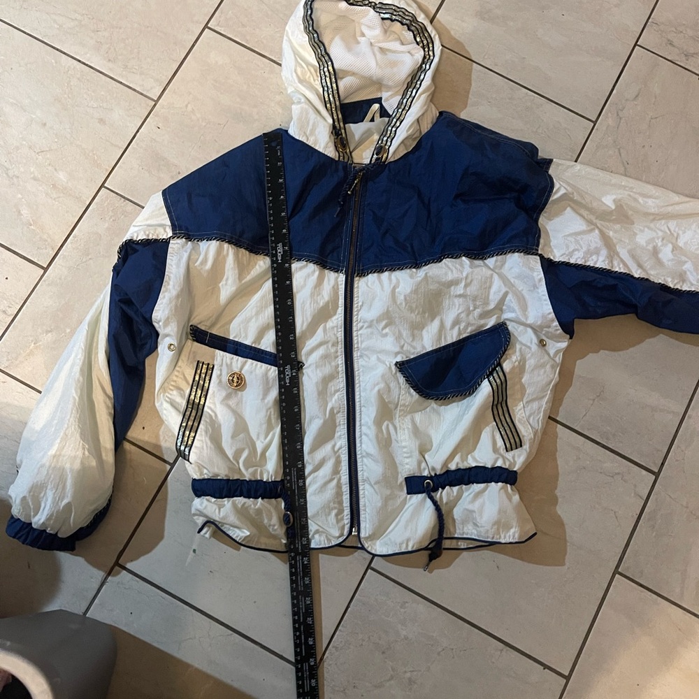 COPY - Vtg Navy White  Action Design East West Discover The World Jacket Women’…